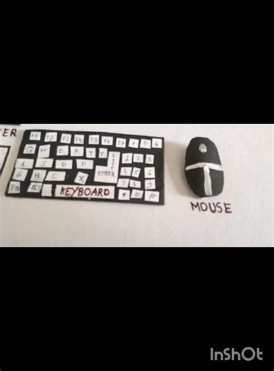 computer made by cardboard. school project 😂