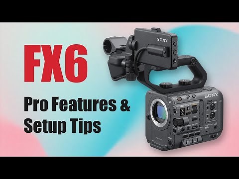Sony FX6: Pro Features & Setup Tips. Professional and Cinema Series Part 2