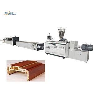 [Hot Item] Plastic WPC PVC Door Frame Making Machine WPC Doors Frame Extrusion Machine WPC Door Architraves Extrusion Production Line Manufacturing Plant