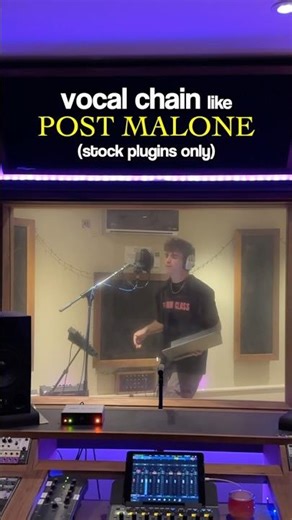 Post Malone Vocal Chain (Logic Pro plugins ONLY) #postmalone #vocals #producer
