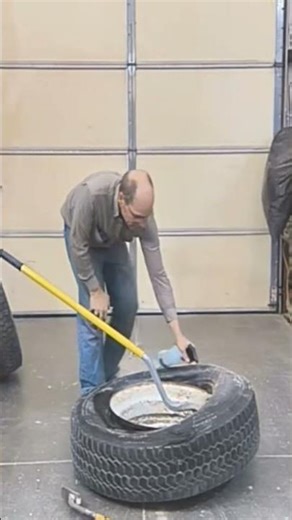 Demounting a Semi Tire the Easy Way | Iowa Farm Shop Maintenance