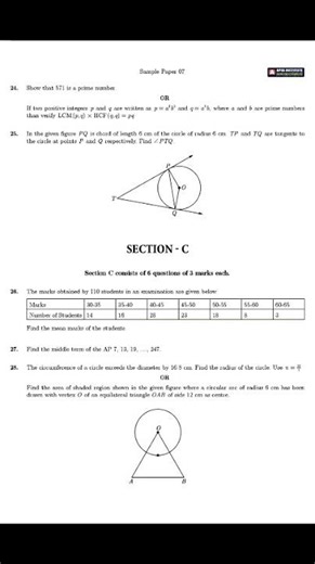 Maths Model Question Paper #maths #class10 #science #trending #facts #khansir #education #virals