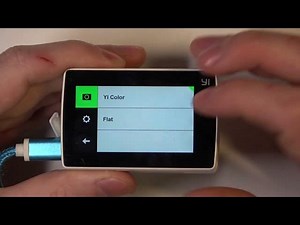 How to Change Color Settings on YI Action Camera?