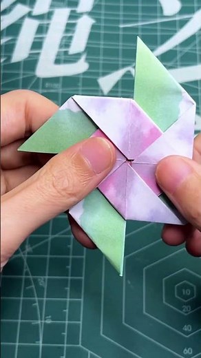 Origami Windmill | 折り紙風車 #diy #origami #handmade #tutorial