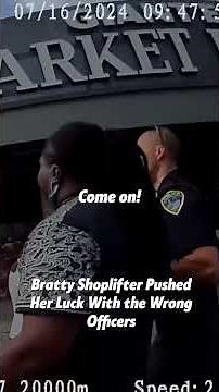 Bratty Shoplifter Pushed Her Luck With the Wrong Officers part 2. Full clip on: Uncovered
