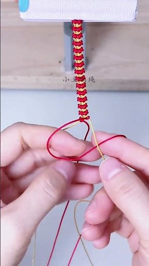 Red Lantern Bracelet Weaving Tutorial - Festive & Lucky #diy #crafting #bracelets 【DIY Bracelets】