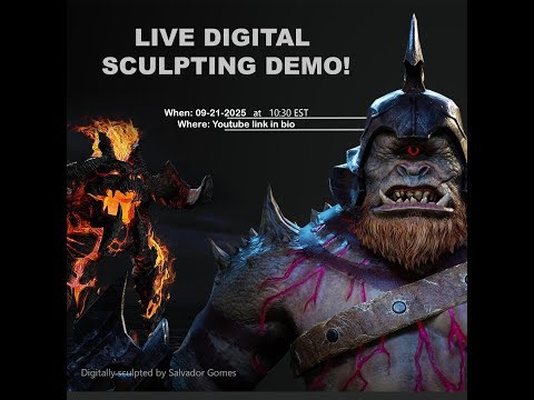 Sculpting Demonstration with Salvador Gomes