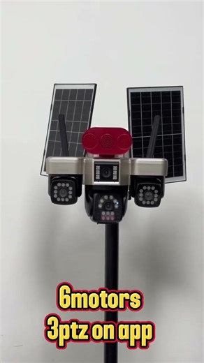 8MP Hieasy Smart Alarm 4G Hieasy Solar IP camera works with 6 motors