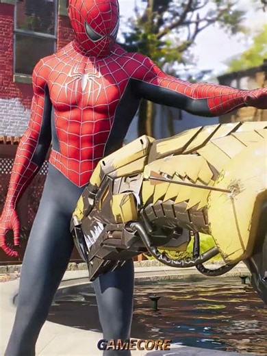 Spider Man Saved Mechanical Dog ❤️‍🩹❤️‍🩹