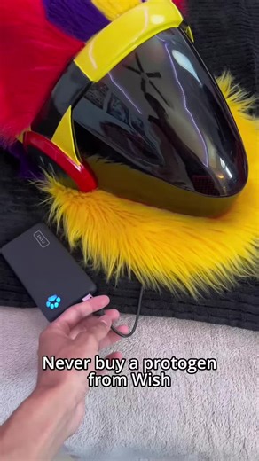 Never buy a Protogen from wish...😁 #protogenfur #electron #protogenmaker #fursuit #protogen P.S.: Your photos/videos are above 🙏