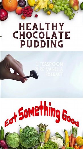 How to make a Healthy Chocolate Pudding Quick and Easy. | Recipe Food Tube: Eat Something Good!