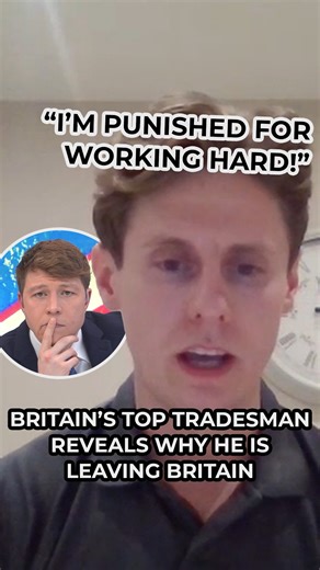 GB News on Instagram: "Britain's top tradesman has revealed to GB News exactly why he is leaving the UK. Builder Martin Daly, 30, from Motherwell, was named Screwfix's Top Tradesperson of the Year for inspiring young people to enter the trade - but he is now ditching Scotland for Switzerland. Speaking to Patrick Christys on GB News, Martin said he did not feel supported by the Labour government, and he was motivated to leave because he felt he was "being punished" for his hard work. #Constructio