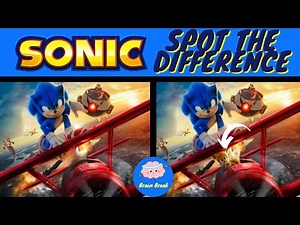 Sonic Spot the Difference workout| Brain Break | Gonoodle inspired | PE warm up game|movement