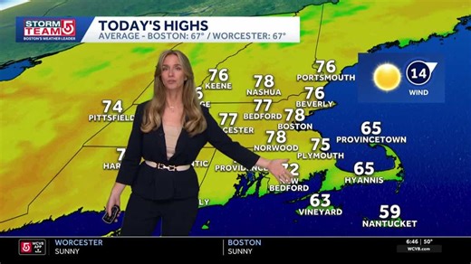Video: Warm weekend, near 90 Tuesday