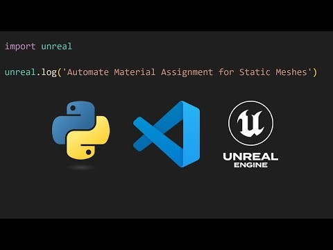 Unreal Engine Editor Scripting with Python part 9 Automate Material Assignment For Static Meshes
