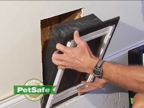 PetSafe Wall Entry Door Installation