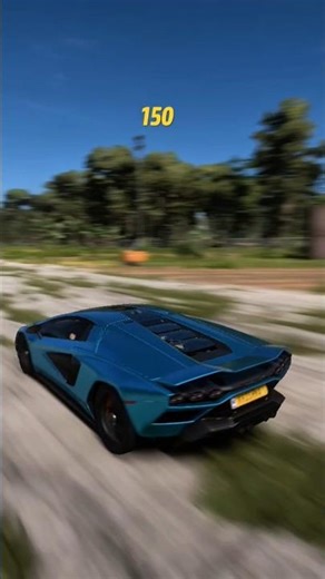 🤯 Lamborghini Countach Went FLYING! Barrel Roll Gone Crazy 😱 | #shorts #krishna #forzahorizon5 Viral