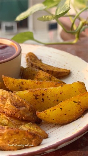Potato Wedges in Air fryer