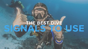 Most scuba diving hand signals are based on actual sign language like...