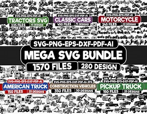 Mega Vehicle Svg Package, Car SVG, Vehicles Cute Car, Retro Car, Truck Svg Files, Pickup Truck Svg, Car Svg Png, Svg Files for Cricut, Car - Etsy Canada