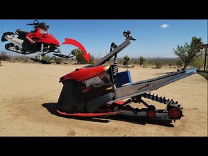 Stand-Up Snowmobile Conversion: Into a Jet Sled!