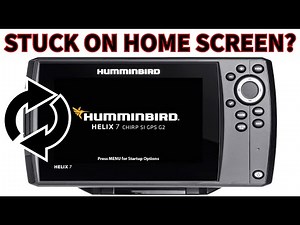 Fishfinder Sonar Stuck on Home Screen? This Might Be Your Problem...