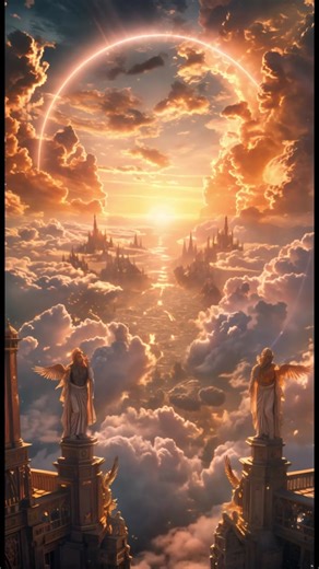 Stunning Sunset From Heaven: AI Art Animation