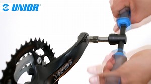 With the help of our Crank Saver kit you can repair stripped threads and save your beloved cranks #thetoolchris #savingcranks #unior #uniorbiketools #since1919 #madeinslovenia | Unior Bike Tools
