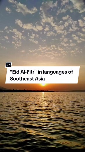 Eid Al-Fitr in Southeast Asian Languages