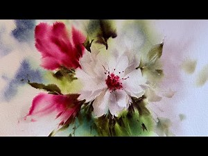 Jacqueline du Pré Rose Watercolor | Step-by-Step Floral Painting