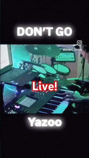 Stage Side View: Don't Go by Yazoo LIVE with Club80! ⚡