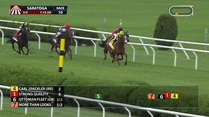 CARL SPACKLER is taking his superior intelligence and superior horsepower to the Breeders' Cup World Championships after winning the Grade 1 FanDuel Fourstardave with Tyler Gaffalione aboard for trainer Chad Brown! | NYRA