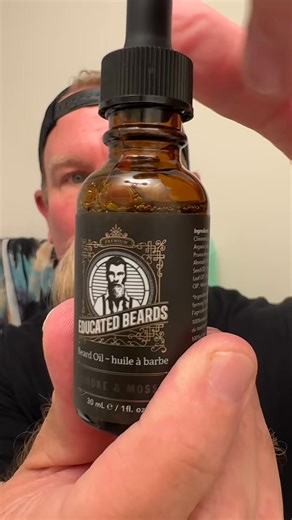 Thats right. The new Smoke and moss scented beard care from @Educated..._1623 | Jewel Meyer