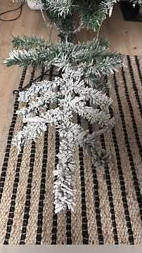 Flocked Lucerne Artificial Christmas Tree