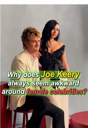 Why does Joe Keery always seem awkward around female celebrities? #strangerthings5 #joekeery #charlixcx #goldenglobes #2026 #fyp