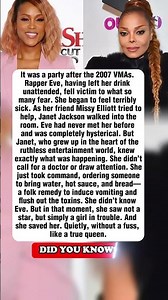 Janet Jackson Saved Eve's Life at the VMA Party #JanetJackson #Eve #Celebrity
