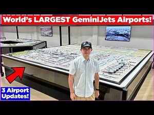 World's LARGEST Model Airports: 500+ GeminiJets Models with 3 Airport Updates!
