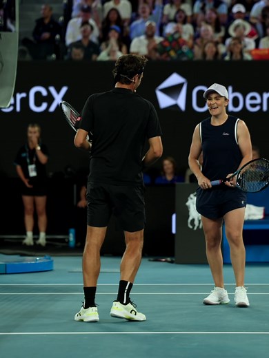 Federer and Barty: Memorable Moments at Australian Open