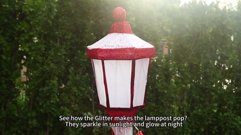 60Inch Outdoor Christmas Decorations Outdoor Lighted Lamp Post 3D Lamppost LED Lighted Display with 128 LED Lights&Bow, Holiday Decorations for Yard, Porch, Patio (2-Pack)