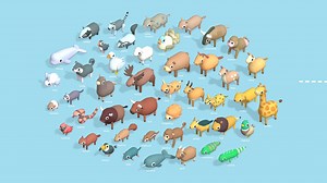 Quirky Series - Animals Mega Pack Vol 3 - Buy Royalty Free 3D model by Omabuarts Studio (@omabuarts)
