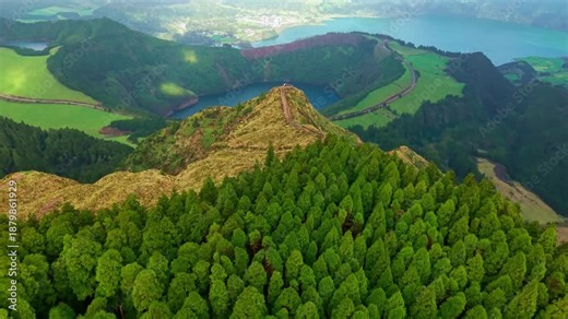 Miradouro Grota do Inferno at Sete Cidades Lake, Soa Miguel, Azores