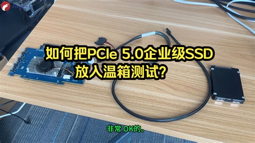 【高清视频】如何把PCIe 5.0企业级SSD放入温箱测试？（一）