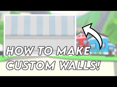 How to make custom wallpapers in Adopt me Roblox! / Build hacks / Speedbuild!
