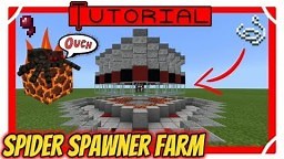 Automatic Spider Spawner String Farm Tutorial [Minecraft Bedrock Edition] [MCPE] Minecraft Map