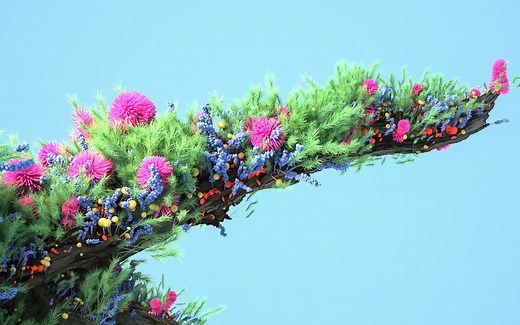 Branch_Growth 植物生长动画（Bloom）