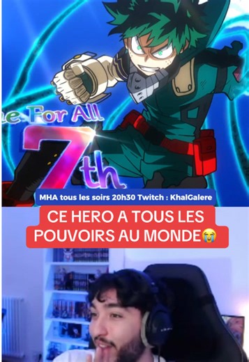 Découverte de My Hero Academia avec Khal sur Twitch