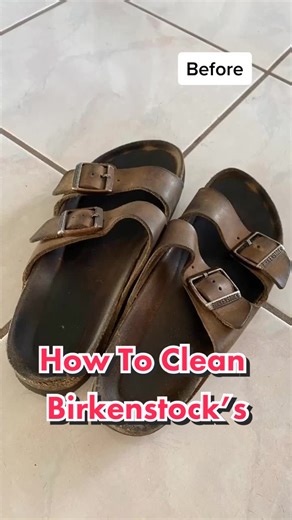 Birkenstock Shoe Cleaning Tutorial