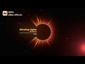 Make Glowing Audio Spectrum in After Effects - [No Plugins Required] - Beginner Friendly