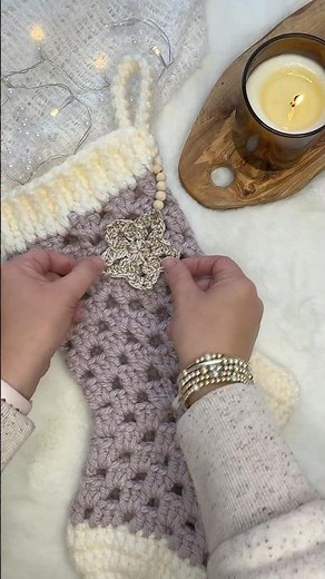 Quick and Easy Crochet Stocking! Make in 2 hours! #holidaycrochet #christmascrochet