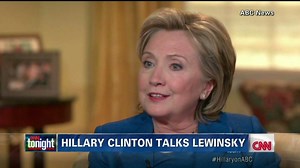 Clinton talks about Monica Lewinsky